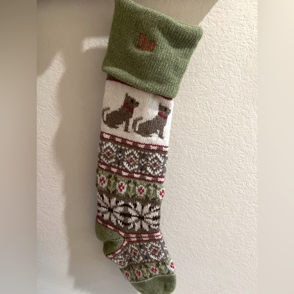 Pottery Barn kids Xmas dog stocking - Picture 2 of 3
